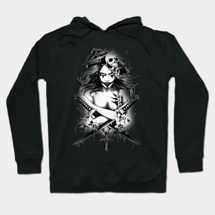 Geishas and Bushido, Eastern Culture Graphic T-shirt 27 Hoodie